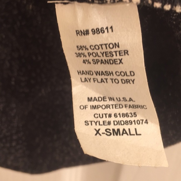 Eight Sixty Black and White Fitted Mini Dress - XS - Picture 6 of 6